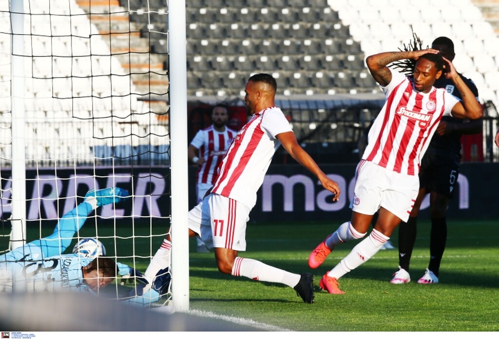 Paok Olympiakos To Var Akyrwse To Gkol Toy El Arampi Photos Onsports Gr