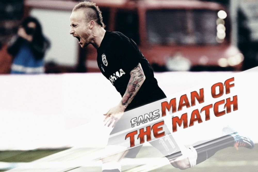 ΠΑΟΚ: Fans Man of the Match ο Στοχ