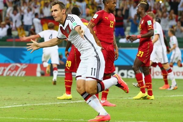 Γερμανία - Γκάνα: Πρώτος σκόρερ μαζί με Ρονάλντο ο Κλόζε (photos+videos)