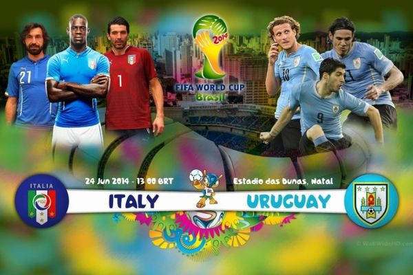 Παγκόσμιο Κύπελλο 2014:Ιταλία – Ουρουγουάη (19.00  ΝΕΡΙΤ+ video)
