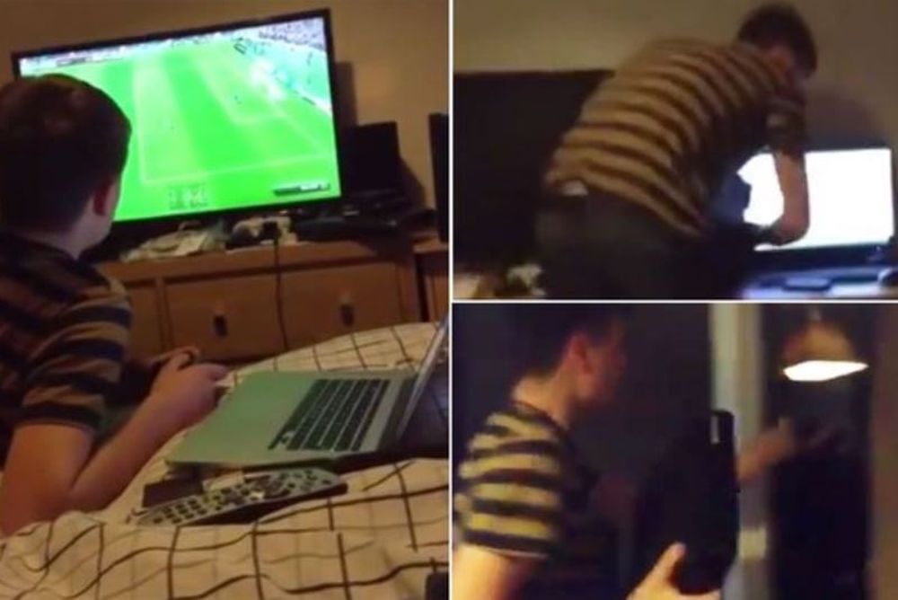 Πέταξε το playstation από το παράθυρο όταν δέχθηκε γκολ στο FIFA (video)