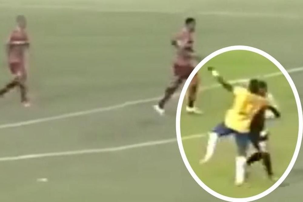 Βραζιλία: Παίκτης  έβγαλε νοκ - άουτ διαιτητή  με κίνηση ... κατς (video)