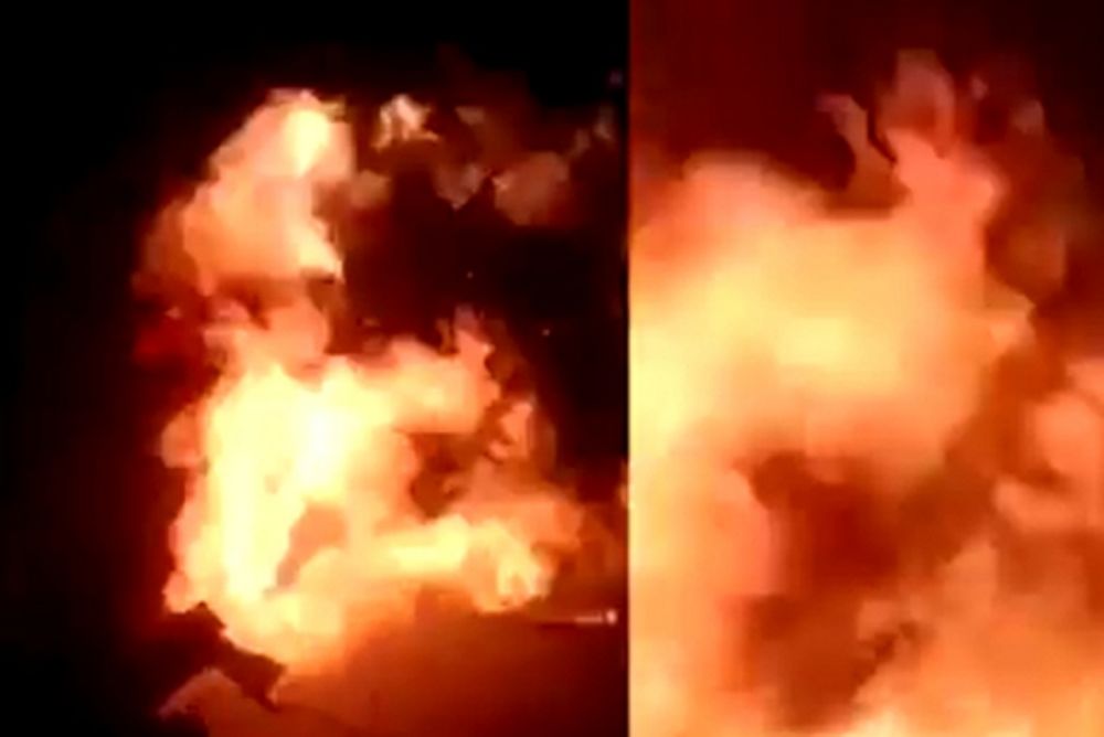 Βίντεο σοκ – Τυλίχθηκε στις φλόγες την ώρα που έκανε σόου! (video)