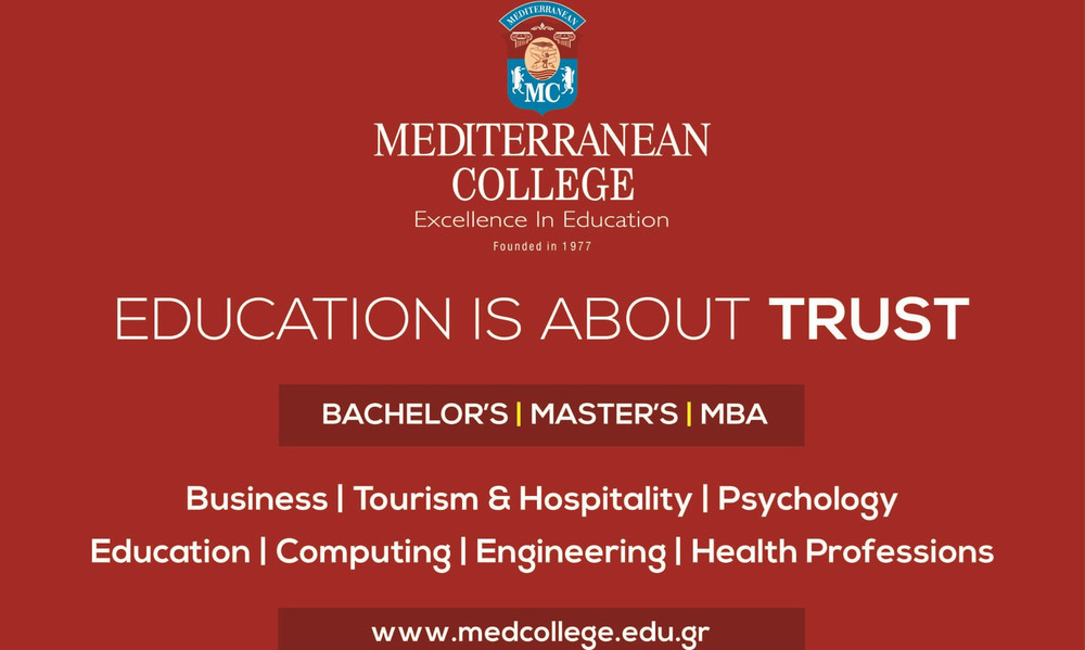 Το Mediterranean College γιορτάζει 40 έτη λειτουργίας & προσφέρει 200 υποτροφίες 50%