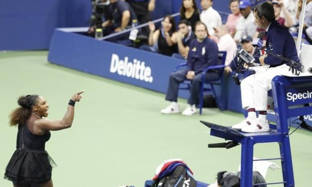 Απίστευτο ξέσπασμα Σερένα Ουίλιαμς στο US Open κατά του διαιτητή: «Είσαι κλέφτης!» (photo+videos)