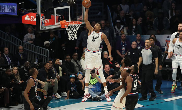 NBA All Star Game: Ο Γιάννης Αντετοκούνμπο έβαλε 38 πόντους αλλά τον νίκησε ο Ντουράντ (photos+vids)