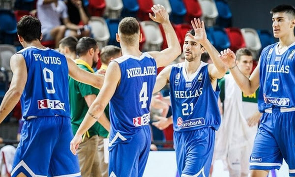 Στην 9η θέση η Εθνική Νέων Ανδρών