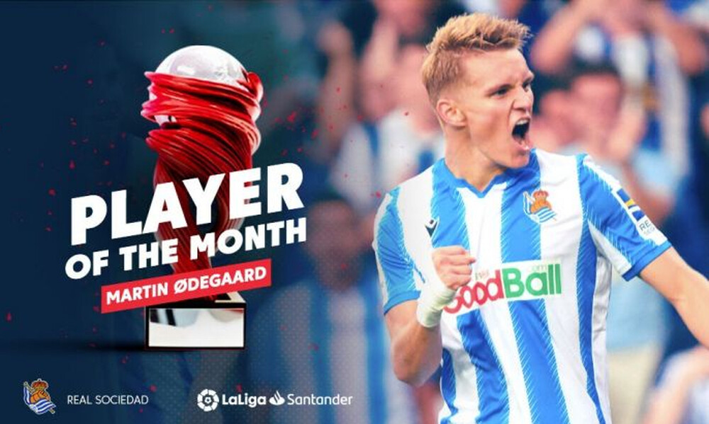Ο Όντεγκααρντ ο καλύτερος παίκτης του μήνα στη La Liga! (photos+video)