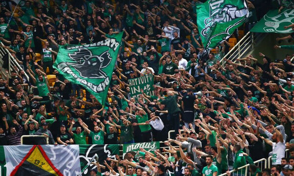 Στήριξη στον λαό της Αλβανίας από τον κόσμο του Παναθηναϊκού (photo)