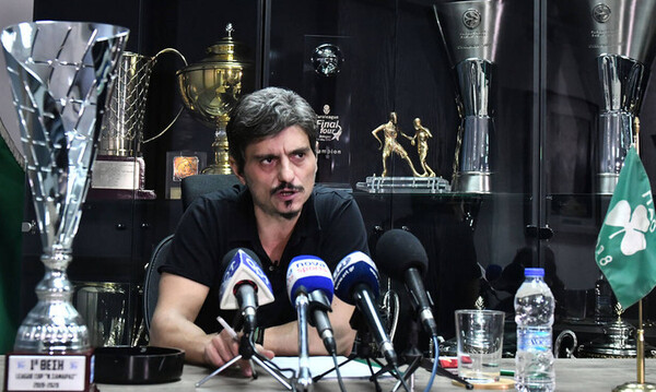 Παναθηναϊκός: Η συνέντευξη του Δημήτρη Γιαννακόπουλου σε εικόνες (photos)