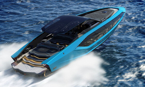 H Lamborghini του νερού ανταγωνίζεται εκείνη της ασφάλτου