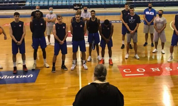 Αγιασμός και μετά προπόνηση