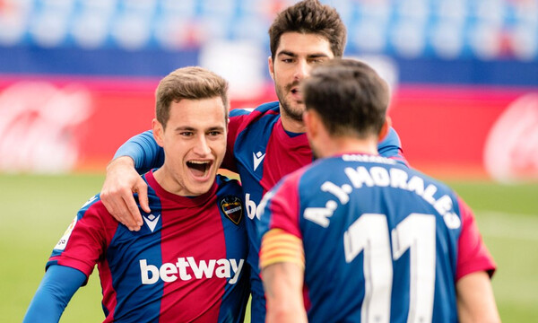 La Liga: Ανατροπή και νίκη για Λεβάντε!