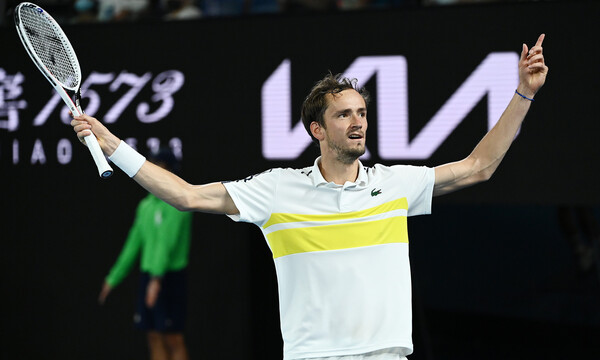 Μεντβέντεφ: «Δεν ήταν εύκολο, κινδύνεψα - Το καλύτερό μου τένις στον τελικό»