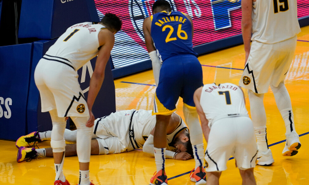 NBA: Πλήγμα για Νάγκετς - Πολύ σοβαρός τραυματισμός για Μάρεϊ (photos+video)