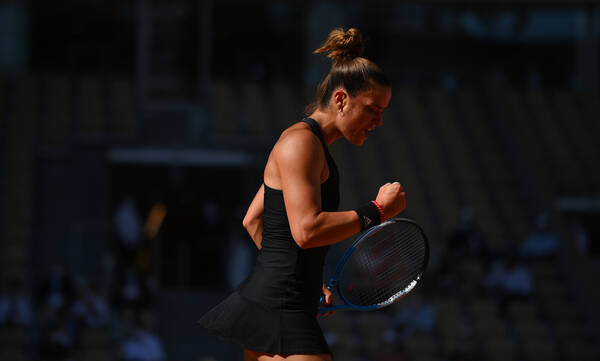Σάκκαρη - Roland Garros: Ο έξαλλος πανηγυρισμός της Μαρίας στο 1-1 (videos)