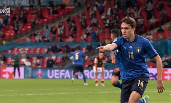 Euro 2020 – Ιταλία-Αυστρία: H γκολάρα πρόκρισης του Κιέζα (video)