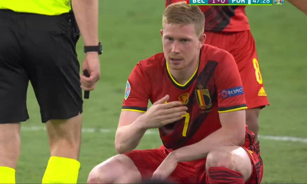 Euro 2020: Αποχώρησε ο Ντε Μπρόινε (video)