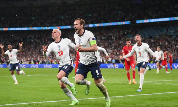 Euro 2020: Αγγλία-Δανία 2-1 παρ. (1-1 κ.α.)