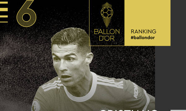 Χρυσή Μπάλα 2021: Έκτος ο Κριστιάνο Ρονάλντο - Ξενέρωσε με την 9η θέση ο Εμπαπέ (photos)