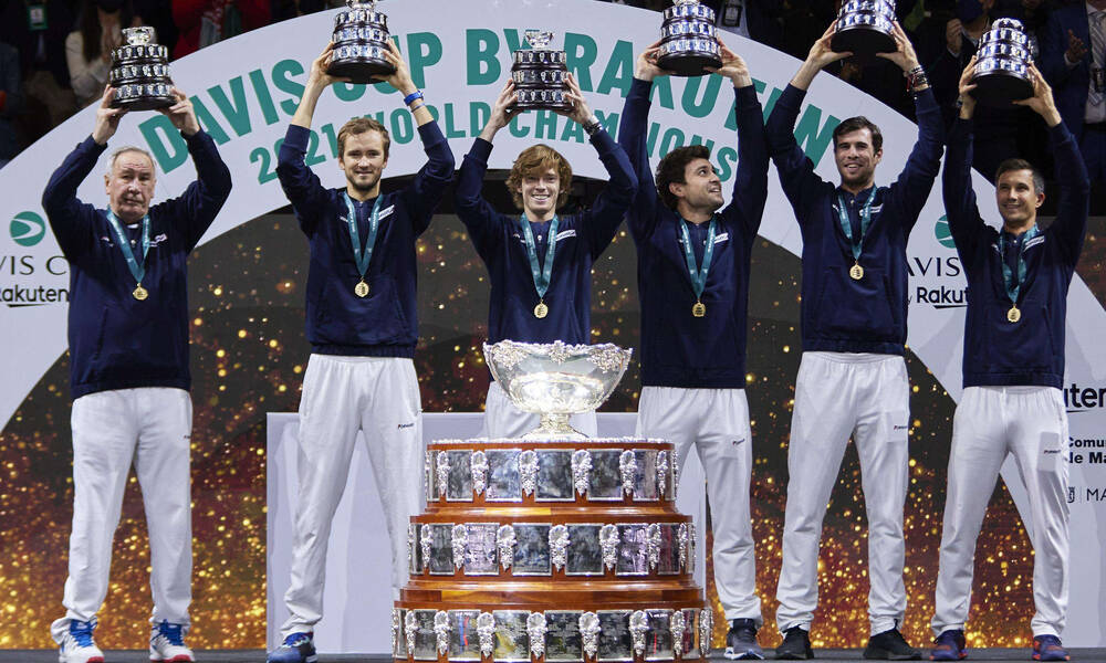 Davis Cup 2021: Στην κορυφή του κόσμου η Ρωσία για 3η φορά στην ιστορία της (photos+videos)