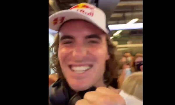 Formula 1: Ουρλιαχτά και κλάματα! Πως πανηγύρισε ο Στέφανος Τσιτσιπάς στα pit της Red Bull (video)