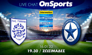Live Chat ΠΑΣ Γιάννινα-Ατρόμητος 1-1 (τελικό)