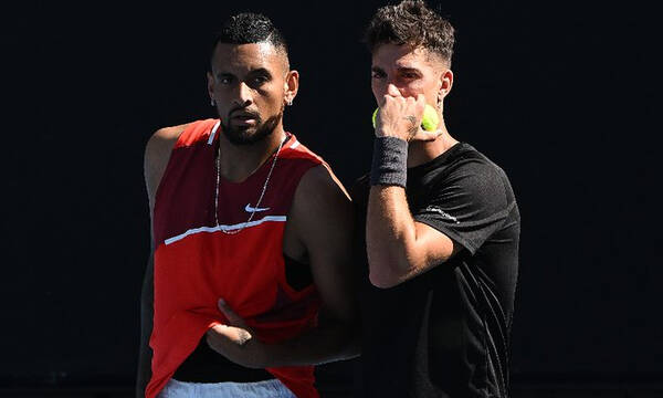 Australian Open: Στον 2ο γύρο στο διπλό Θανάσης Κοκκινάκης και Νικ Κύργιος (photo+video)