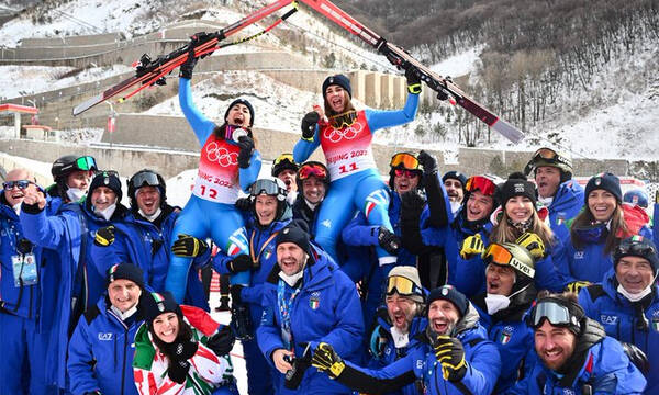 Χειμερινοί Ολυμπιακοί Αγώνες: Το χρυσό η Σούτερ, οι Ιταλίδες τις εντυπώσεις (photos+videos)