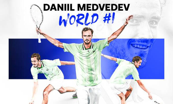 Στέφανος Τσιτσιπάς: Πτώση παρά τον τίτλο - Στην κορυφή της ATP ο Μεντβέντεφ