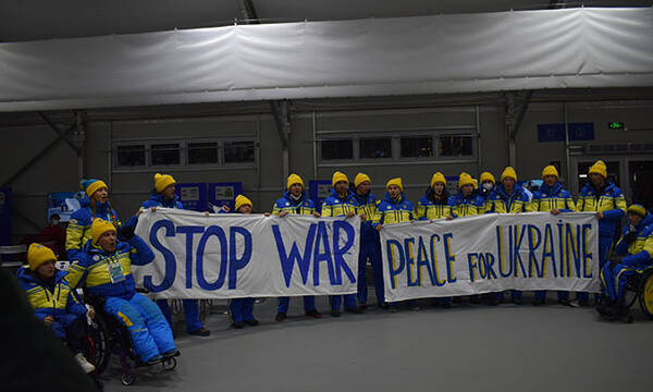 Χειμερινοί Παραολυμπιακοί Αγώνες: Μήνυμα ειρήνης από τους Ουκρανούς αθλητές