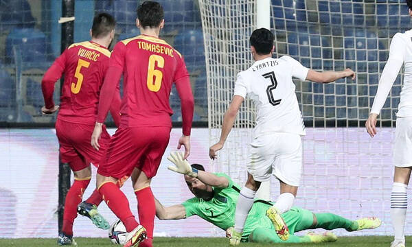 Μαυροβούνιο-Ελλάδα: Το πρώτο γκολ που δέχεται η Εθνική επί Πογέτ (video)