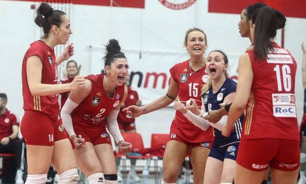 Volley League Γυναικών: Επιβλητικός ο Ολυμπιακός, 3-1 τον Παναθηναϊκό. Μια νίκη μακριά από τον τίτλο