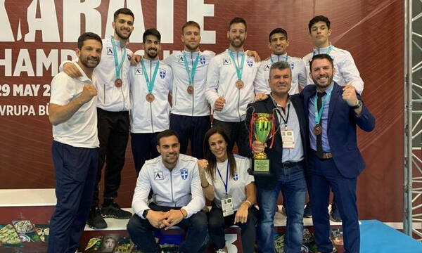 Ευρωπαϊκό πρωτάθλημα καράτε: Πέμπτη ανάμεσα σε 45 χώρες η Ελλάδα με πέντε μετάλλια στο Γκαζιαντέπ