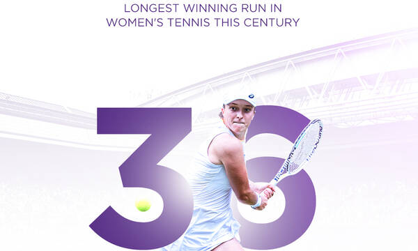 Wimbledon: Σαρωτική η Ίγκα Σβιάτεκ, 36 νίκες το μεγαλύτερο νικηφόρο σερί του 21ου αιώνα στο WTA Tour