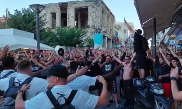 ΟΦΗ-Παναθηναϊκός: Σύνθημα νίκης από τους οπαδούς των Κρητικών! (video)
