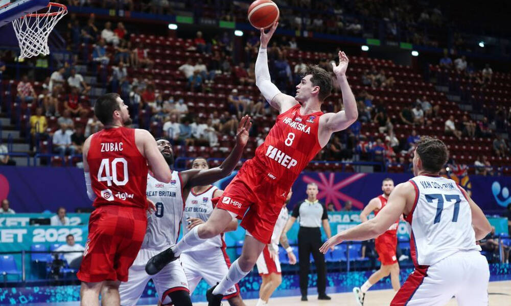 Eurobasket 2022: «Ξέσπασε» στη Μ. Βρετανία η Κροατία για το 1-1 