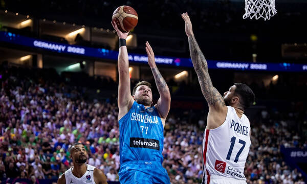 Eurobasket 2022: «Καυτός» Ντόντσιτς κόντρα στη Γαλλία - Απίθανα καλάθια από τον Σλοβένο «μάγο»  