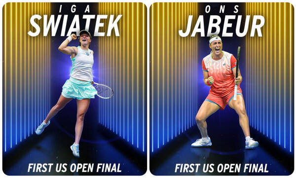 Ίγκα Σβιάτεκ και Ονς Ζαμπέρ έγραψαν «ιστορία»: Μία όμως θα στεφθεί «Βασίλισσα» στο US Open (vid)