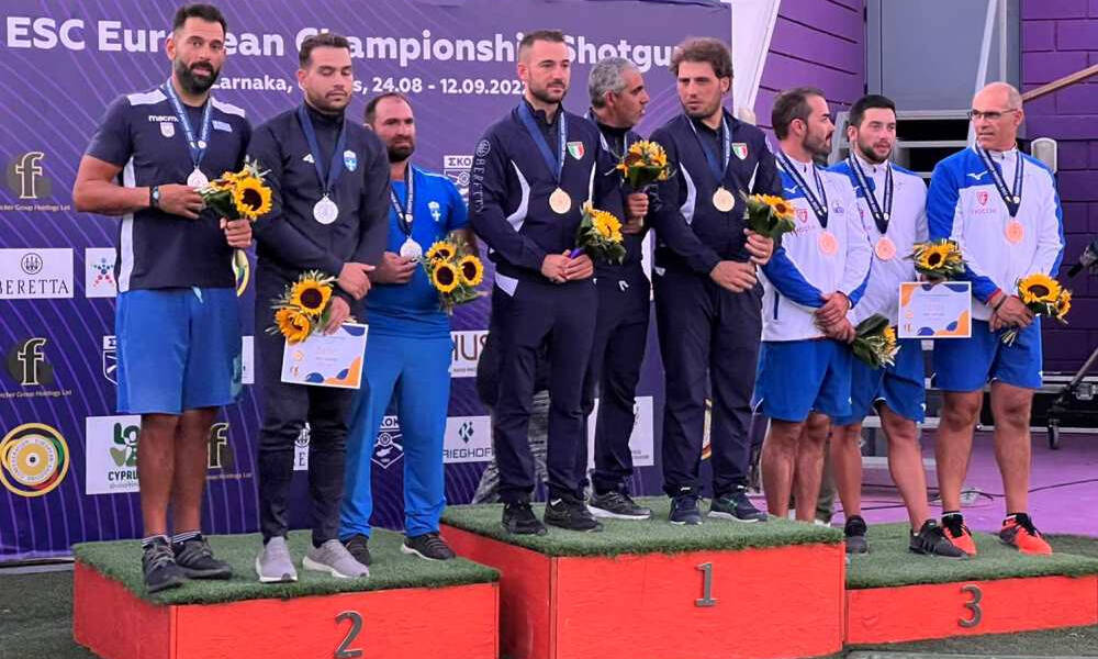 Σκοποβολή: Ασημένιο μετάλλιο στο Ευρωπαϊκό πρωτάθλημα στο ομαδικό σκητ Ανδρών