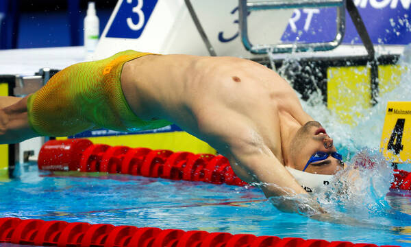 Παγκόσμιο Κύπελλο Κολύμβησης: «Χάλκινος» στα 100μ. ύπτιο ο Απόστολος Χρήστου στο Βερολίνο