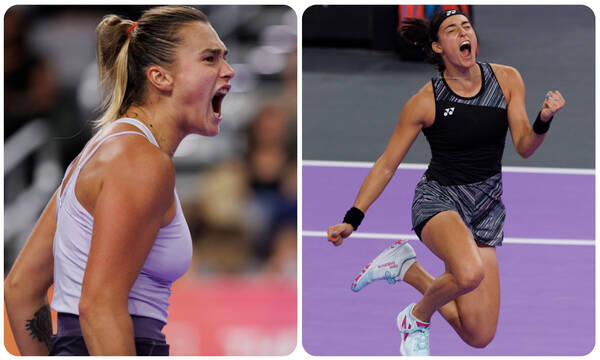 WTA Finals: Κέρδισε την αήττητη Σβιάτεκ η Σαμπαλένκα – Ξημερώματα ο τελικός με την Γκαρσία (vid)
