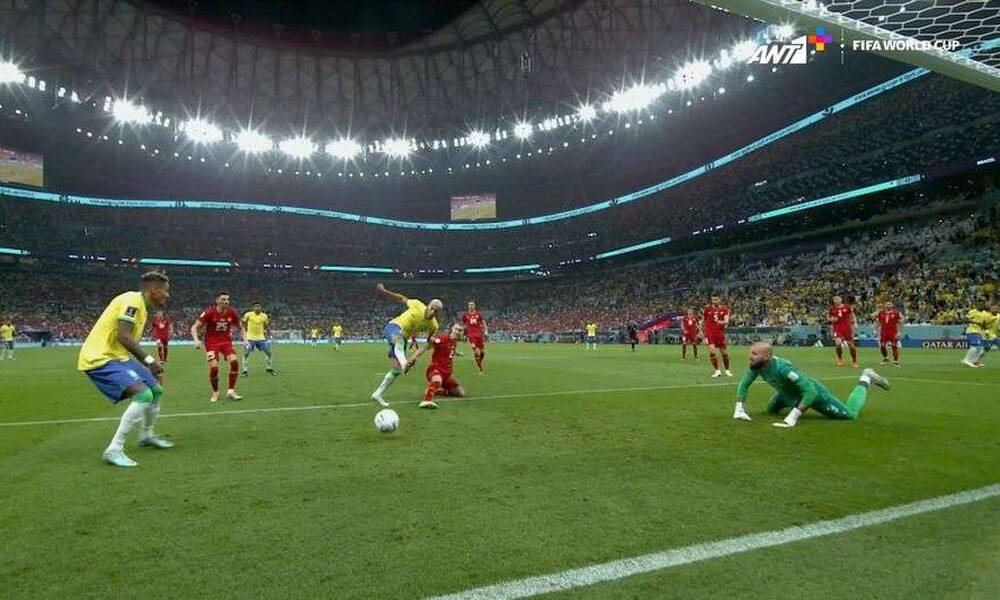 Μουντιάλ 2022: Ασφυκτική πίεση η Βραζιλία, δοκάρι και τελικά γκολ! (Videos)
