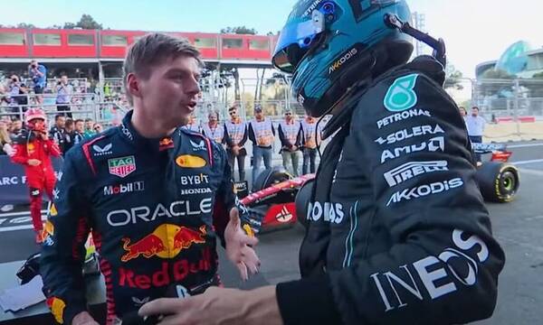 Formula 1: Επεισόδιο Φερστάπεν με Ράσελ - Τον αποκάλεσε «μ@λ...» on camera (video)
